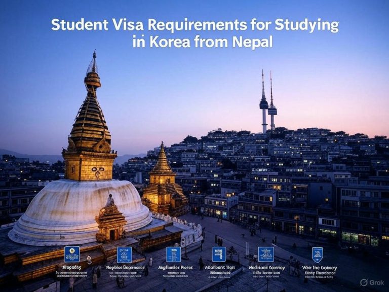 Student Visa Requirements for Studying in Korea from Nepal